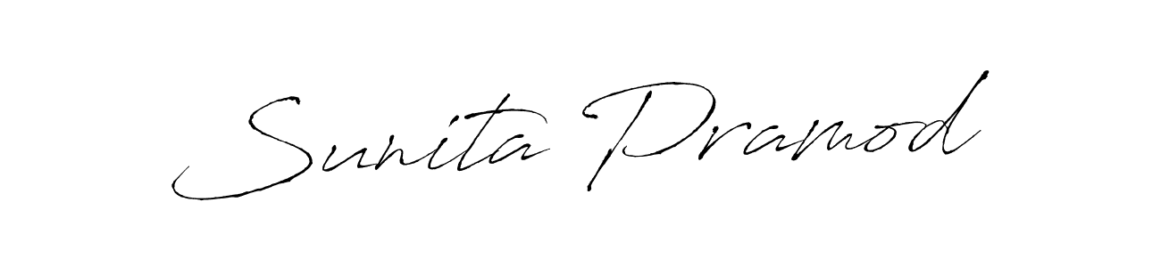 Similarly Antro_Vectra is the best handwritten signature design. Signature creator online .You can use it as an online autograph creator for name Sunita Pramod. Sunita Pramod signature style 6 images and pictures png