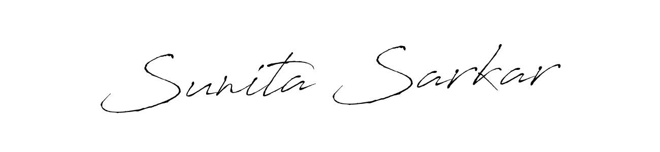 How to make Sunita Sarkar signature? Antro_Vectra is a professional autograph style. Create handwritten signature for Sunita Sarkar name. Sunita Sarkar signature style 6 images and pictures png