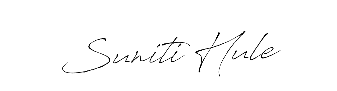 You can use this online signature creator to create a handwritten signature for the name Suniti Hule. This is the best online autograph maker. Suniti Hule signature style 6 images and pictures png