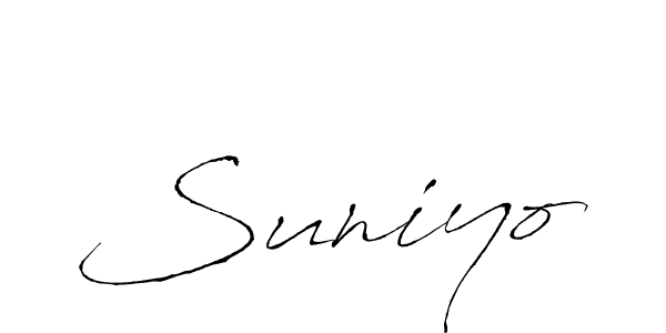 Antro_Vectra is a professional signature style that is perfect for those who want to add a touch of class to their signature. It is also a great choice for those who want to make their signature more unique. Get Suniyo name to fancy signature for free. Suniyo signature style 6 images and pictures png