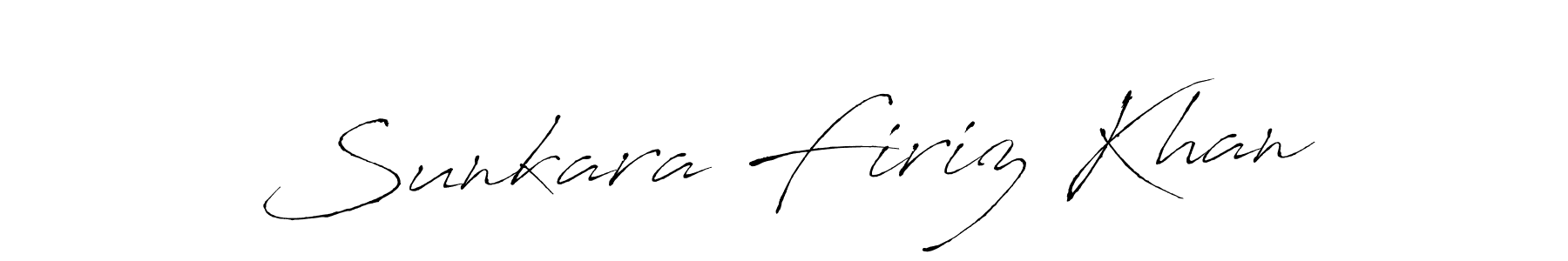 How to make Sunkara Firiz Khan signature? Antro_Vectra is a professional autograph style. Create handwritten signature for Sunkara Firiz Khan name. Sunkara Firiz Khan signature style 6 images and pictures png