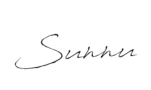 Design your own signature with our free online signature maker. With this signature software, you can create a handwritten (Antro_Vectra) signature for name Sunnu. Sunnu signature style 6 images and pictures png
