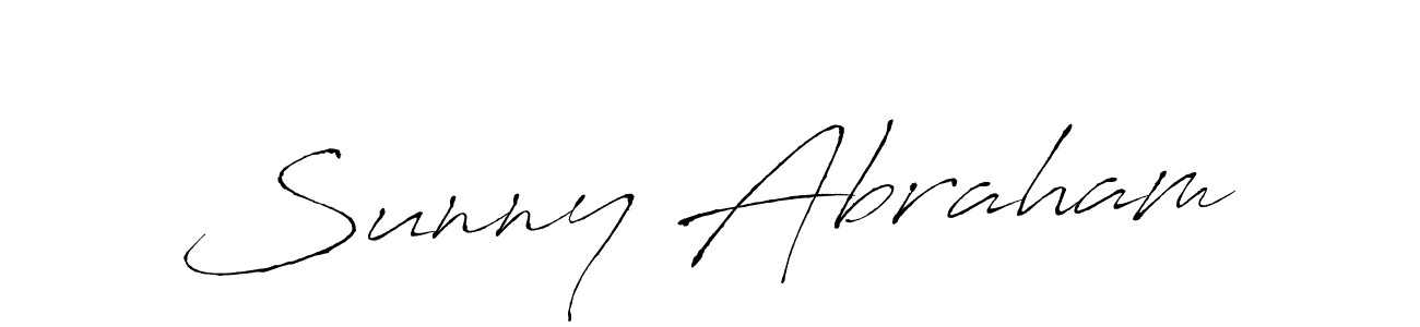 The best way (Antro_Vectra) to make a short signature is to pick only two or three words in your name. The name Sunny Abraham include a total of six letters. For converting this name. Sunny Abraham signature style 6 images and pictures png