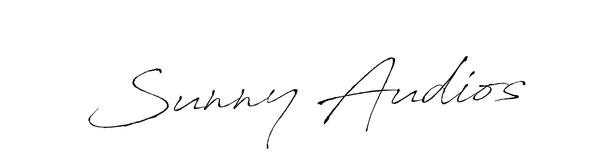 This is the best signature style for the Sunny Audios name. Also you like these signature font (Antro_Vectra). Mix name signature. Sunny Audios signature style 6 images and pictures png