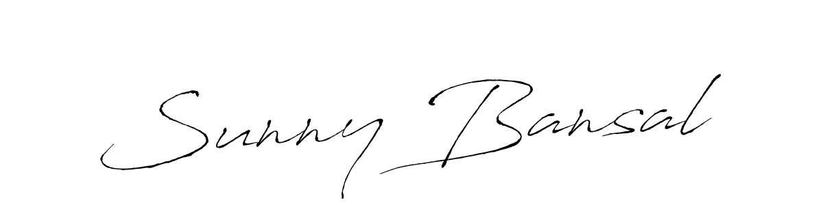 How to make Sunny Bansal signature? Antro_Vectra is a professional autograph style. Create handwritten signature for Sunny Bansal name. Sunny Bansal signature style 6 images and pictures png