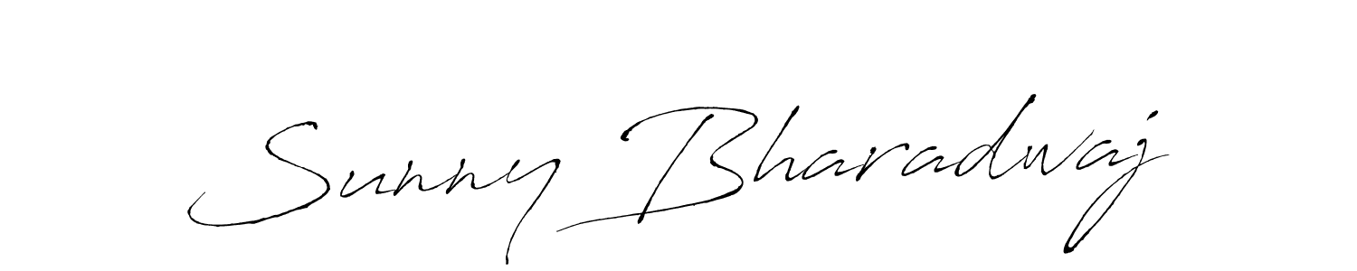 Antro_Vectra is a professional signature style that is perfect for those who want to add a touch of class to their signature. It is also a great choice for those who want to make their signature more unique. Get Sunny Bharadwaj name to fancy signature for free. Sunny Bharadwaj signature style 6 images and pictures png