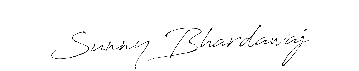 How to make Sunny Bhardawaj name signature. Use Antro_Vectra style for creating short signs online. This is the latest handwritten sign. Sunny Bhardawaj signature style 6 images and pictures png