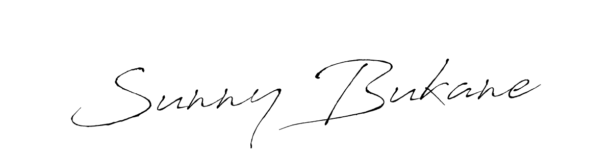 How to make Sunny Bukane name signature. Use Antro_Vectra style for creating short signs online. This is the latest handwritten sign. Sunny Bukane signature style 6 images and pictures png