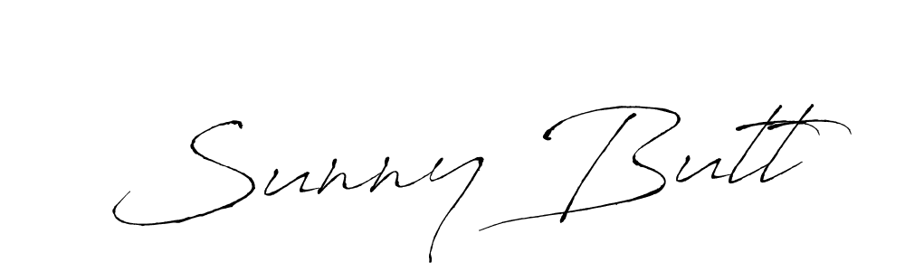 How to make Sunny Butt name signature. Use Antro_Vectra style for creating short signs online. This is the latest handwritten sign. Sunny Butt signature style 6 images and pictures png