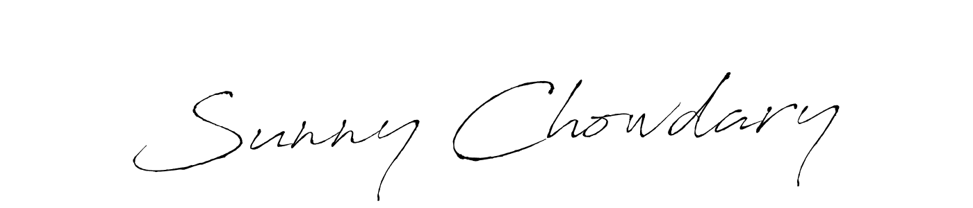 Similarly Antro_Vectra is the best handwritten signature design. Signature creator online .You can use it as an online autograph creator for name Sunny Chowdary. Sunny Chowdary signature style 6 images and pictures png