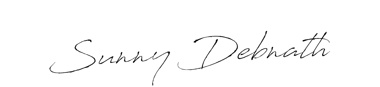 How to make Sunny Debnath signature? Antro_Vectra is a professional autograph style. Create handwritten signature for Sunny Debnath name. Sunny Debnath signature style 6 images and pictures png