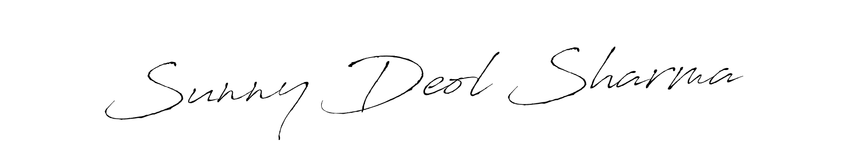 Sunny Deol Sharma stylish signature style. Best Handwritten Sign (Antro_Vectra) for my name. Handwritten Signature Collection Ideas for my name Sunny Deol Sharma. Sunny Deol Sharma signature style 6 images and pictures png