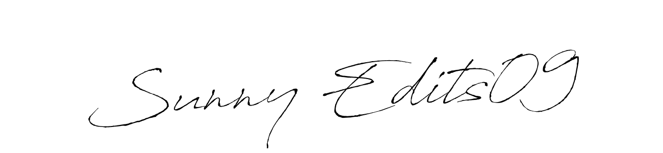 How to make Sunny Edits09 name signature. Use Antro_Vectra style for creating short signs online. This is the latest handwritten sign. Sunny Edits09 signature style 6 images and pictures png
