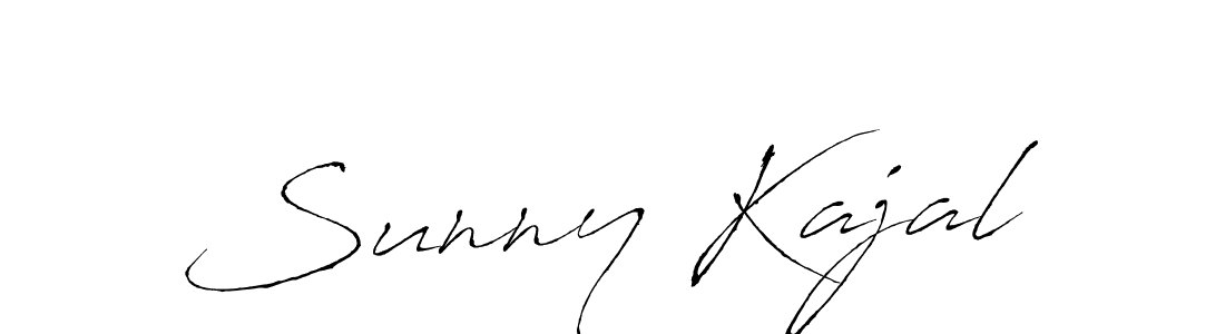Design your own signature with our free online signature maker. With this signature software, you can create a handwritten (Antro_Vectra) signature for name Sunny Kajal. Sunny Kajal signature style 6 images and pictures png