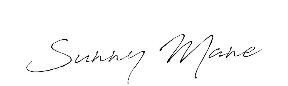 Create a beautiful signature design for name Sunny Mane. With this signature (Antro_Vectra) fonts, you can make a handwritten signature for free. Sunny Mane signature style 6 images and pictures png