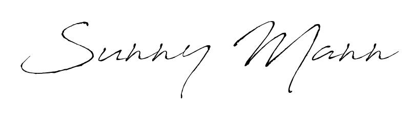 Discover the perfect balance of readability and style for Sunny Mann with Antro_Vectra font. Create your dream signature today. Sunny Mann signature style 6 images and pictures png