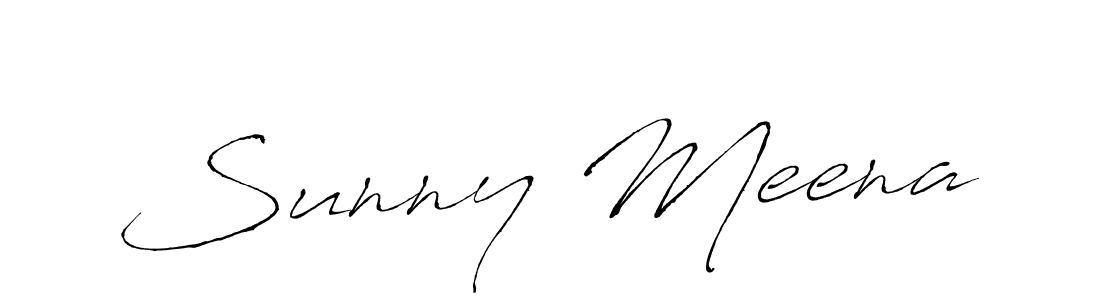 Use a signature maker to create a handwritten signature online. With this signature software, you can design (Antro_Vectra) your own signature for name Sunny Meena. Sunny Meena signature style 6 images and pictures png