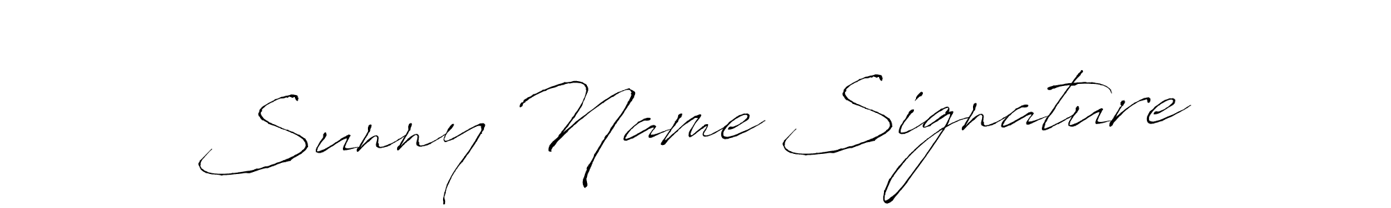 Make a short Sunny Name Signature signature style. Manage your documents anywhere anytime using Antro_Vectra. Create and add eSignatures, submit forms, share and send files easily. Sunny Name Signature signature style 6 images and pictures png