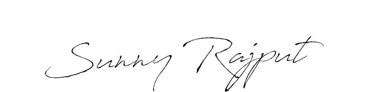 Make a beautiful signature design for name Sunny Rajput. With this signature (Antro_Vectra) style, you can create a handwritten signature for free. Sunny Rajput signature style 6 images and pictures png