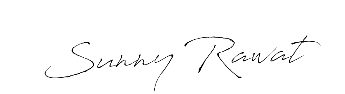 Sunny Rawat stylish signature style. Best Handwritten Sign (Antro_Vectra) for my name. Handwritten Signature Collection Ideas for my name Sunny Rawat. Sunny Rawat signature style 6 images and pictures png