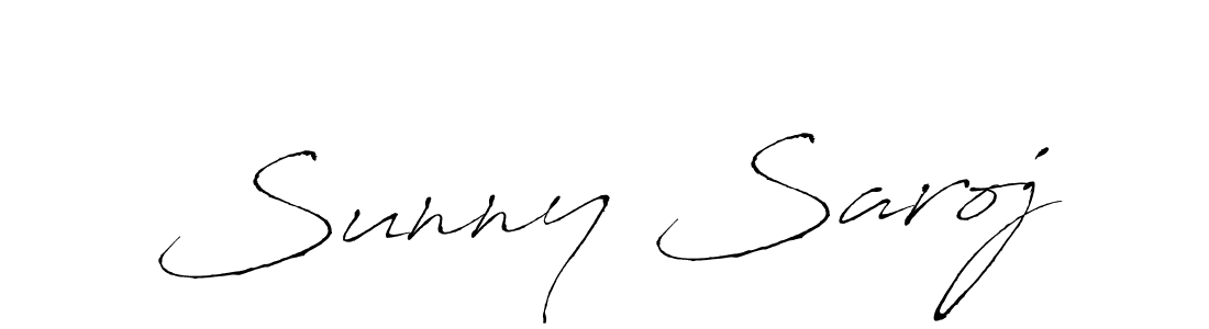 How to make Sunny Saroj signature? Antro_Vectra is a professional autograph style. Create handwritten signature for Sunny Saroj name. Sunny Saroj signature style 6 images and pictures png