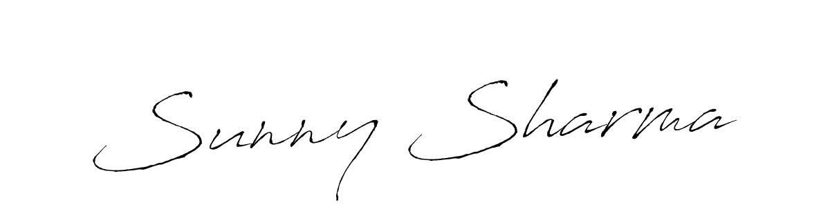 You should practise on your own different ways (Antro_Vectra) to write your name (Sunny Sharma) in signature. don't let someone else do it for you. Sunny Sharma signature style 6 images and pictures png