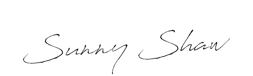 Make a beautiful signature design for name Sunny Shaw. With this signature (Antro_Vectra) style, you can create a handwritten signature for free. Sunny Shaw signature style 6 images and pictures png