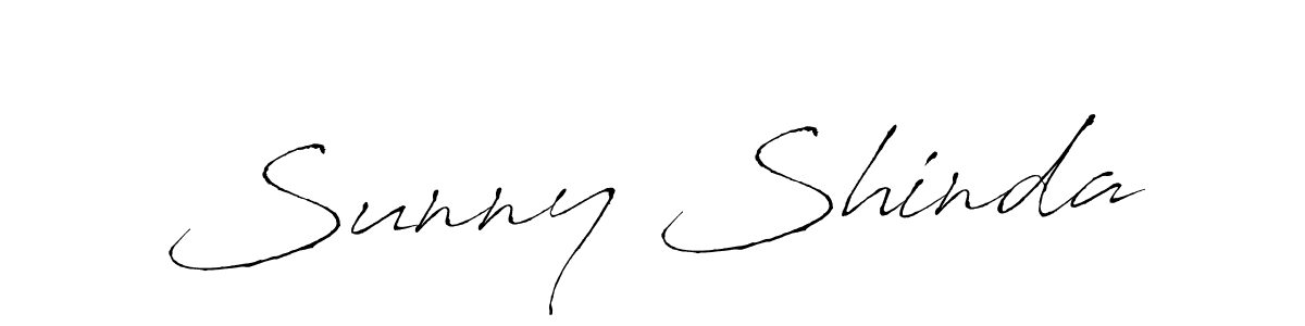 Design your own signature with our free online signature maker. With this signature software, you can create a handwritten (Antro_Vectra) signature for name Sunny Shinda. Sunny Shinda signature style 6 images and pictures png