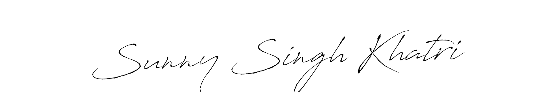 Sunny Singh Khatri stylish signature style. Best Handwritten Sign (Antro_Vectra) for my name. Handwritten Signature Collection Ideas for my name Sunny Singh Khatri. Sunny Singh Khatri signature style 6 images and pictures png