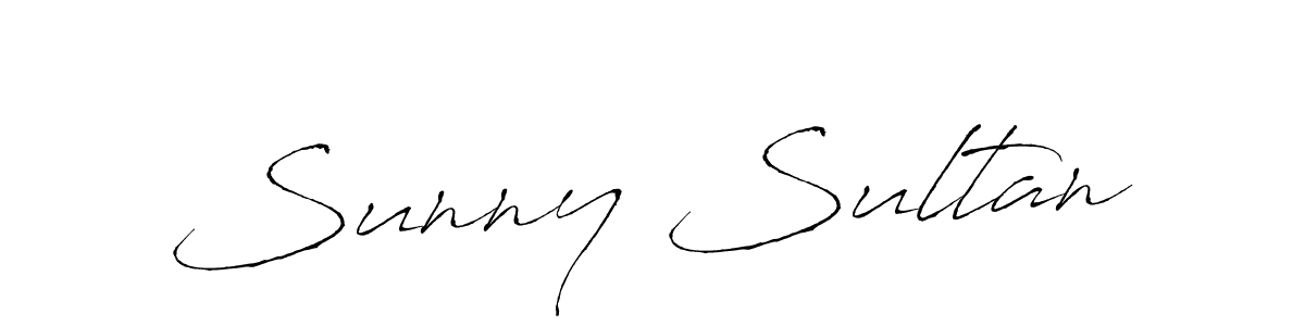 How to make Sunny Sultan name signature. Use Antro_Vectra style for creating short signs online. This is the latest handwritten sign. Sunny Sultan signature style 6 images and pictures png