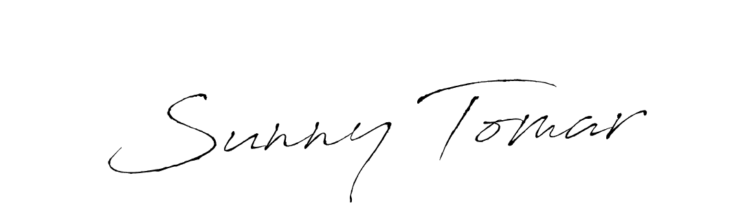 The best way (Antro_Vectra) to make a short signature is to pick only two or three words in your name. The name Sunny Tomar include a total of six letters. For converting this name. Sunny Tomar signature style 6 images and pictures png