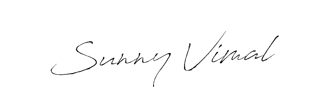You should practise on your own different ways (Antro_Vectra) to write your name (Sunny Vimal) in signature. don't let someone else do it for you. Sunny Vimal signature style 6 images and pictures png