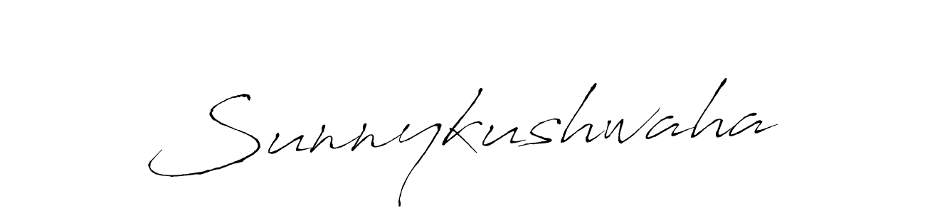 Antro_Vectra is a professional signature style that is perfect for those who want to add a touch of class to their signature. It is also a great choice for those who want to make their signature more unique. Get Sunnykushwaha name to fancy signature for free. Sunnykushwaha signature style 6 images and pictures png