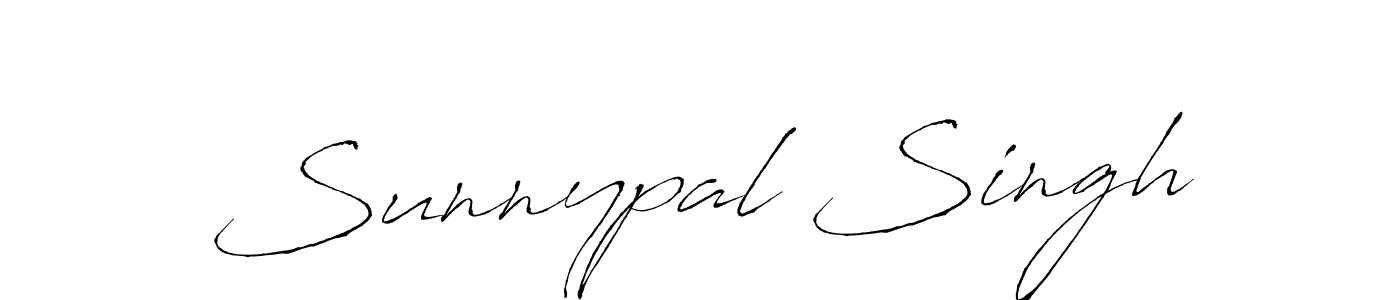 Create a beautiful signature design for name Sunnypal Singh. With this signature (Antro_Vectra) fonts, you can make a handwritten signature for free. Sunnypal Singh signature style 6 images and pictures png