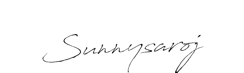 Sunnysaroj stylish signature style. Best Handwritten Sign (Antro_Vectra) for my name. Handwritten Signature Collection Ideas for my name Sunnysaroj. Sunnysaroj signature style 6 images and pictures png