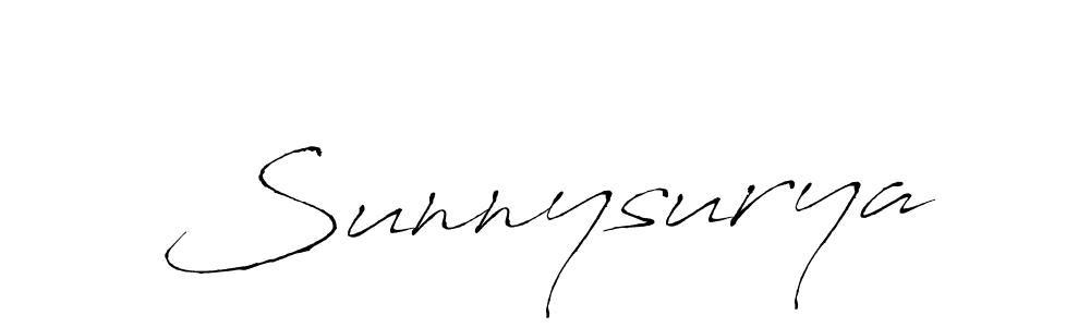 How to Draw Sunnysurya signature style? Antro_Vectra is a latest design signature styles for name Sunnysurya. Sunnysurya signature style 6 images and pictures png