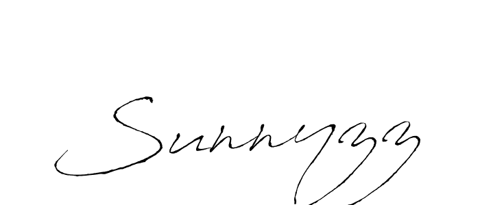 Design your own signature with our free online signature maker. With this signature software, you can create a handwritten (Antro_Vectra) signature for name Sunnyzz. Sunnyzz signature style 6 images and pictures png