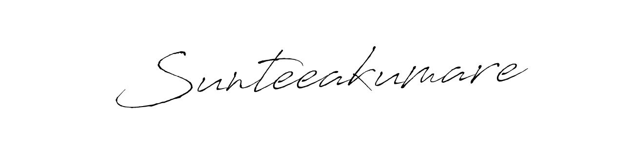 Also You can easily find your signature by using the search form. We will create Sunteeakumare name handwritten signature images for you free of cost using Antro_Vectra sign style. Sunteeakumare signature style 6 images and pictures png