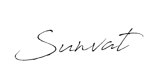 Antro_Vectra is a professional signature style that is perfect for those who want to add a touch of class to their signature. It is also a great choice for those who want to make their signature more unique. Get Sunvat name to fancy signature for free. Sunvat signature style 6 images and pictures png