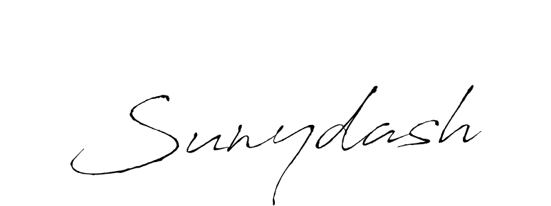 Use a signature maker to create a handwritten signature online. With this signature software, you can design (Antro_Vectra) your own signature for name Sunydash. Sunydash signature style 6 images and pictures png