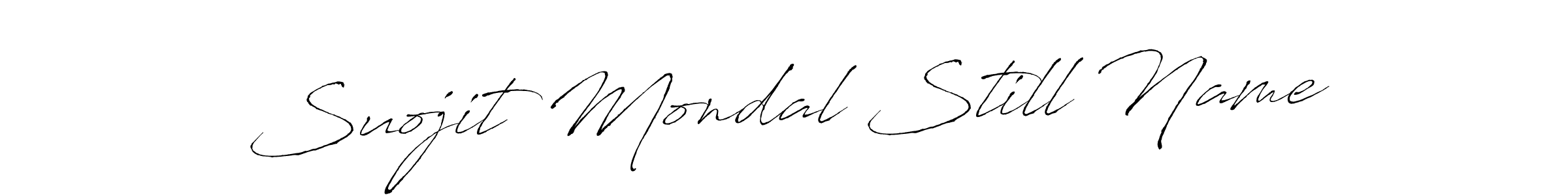 How to make Suojit Mondal Still Name signature? Antro_Vectra is a professional autograph style. Create handwritten signature for Suojit Mondal Still Name name. Suojit Mondal Still Name signature style 6 images and pictures png