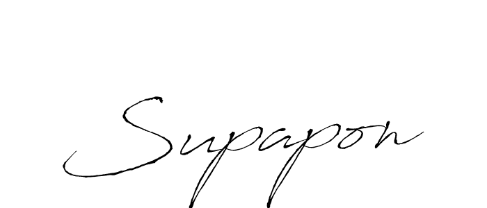 Supapon stylish signature style. Best Handwritten Sign (Antro_Vectra) for my name. Handwritten Signature Collection Ideas for my name Supapon. Supapon signature style 6 images and pictures png