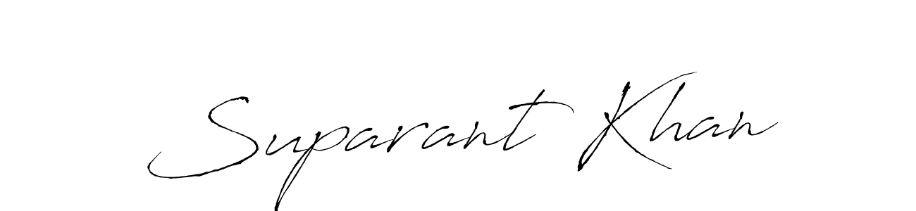 How to make Suparant Khan signature? Antro_Vectra is a professional autograph style. Create handwritten signature for Suparant Khan name. Suparant Khan signature style 6 images and pictures png