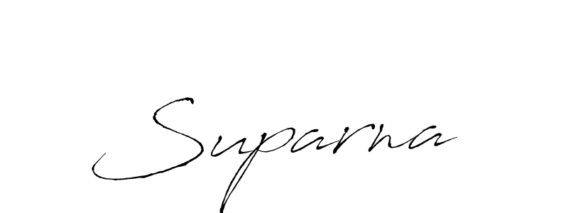 The best way (Antro_Vectra) to make a short signature is to pick only two or three words in your name. The name Suparna  include a total of six letters. For converting this name. Suparna  signature style 6 images and pictures png