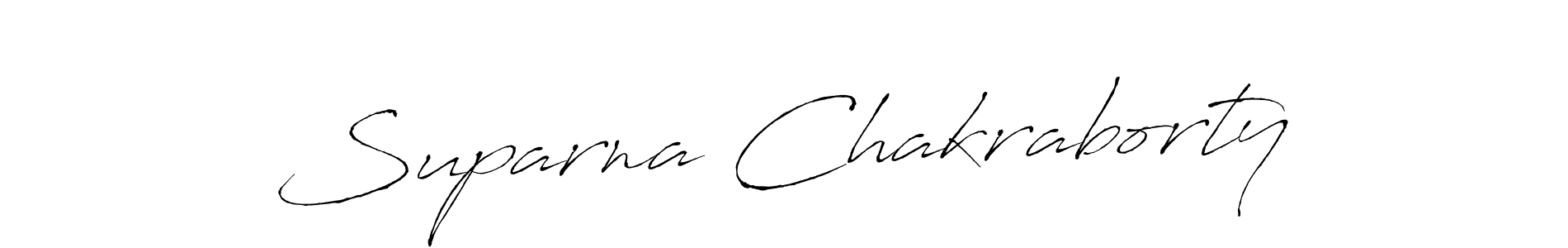 Suparna Chakraborty stylish signature style. Best Handwritten Sign (Antro_Vectra) for my name. Handwritten Signature Collection Ideas for my name Suparna Chakraborty. Suparna Chakraborty signature style 6 images and pictures png