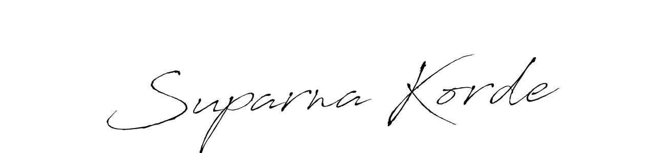 How to make Suparna Korde signature? Antro_Vectra is a professional autograph style. Create handwritten signature for Suparna Korde name. Suparna Korde signature style 6 images and pictures png