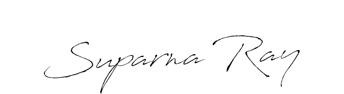 Create a beautiful signature design for name Suparna Ray. With this signature (Antro_Vectra) fonts, you can make a handwritten signature for free. Suparna Ray signature style 6 images and pictures png