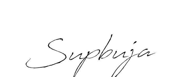 Design your own signature with our free online signature maker. With this signature software, you can create a handwritten (Antro_Vectra) signature for name Supbuja. Supbuja signature style 6 images and pictures png