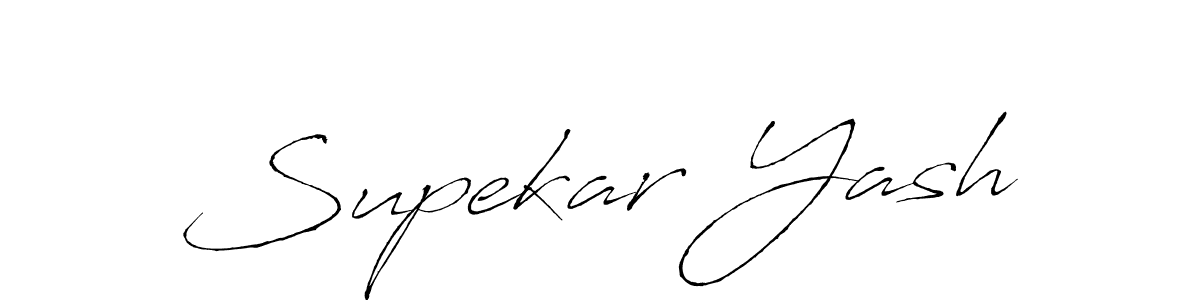 Create a beautiful signature design for name Supekar Yash. With this signature (Antro_Vectra) fonts, you can make a handwritten signature for free. Supekar Yash signature style 6 images and pictures png