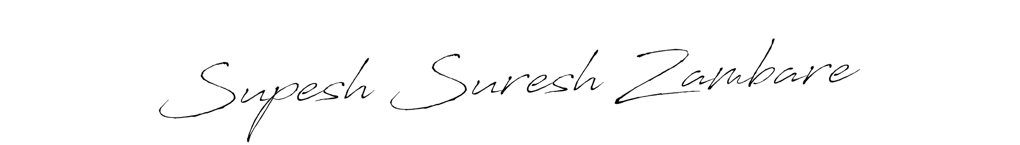 The best way (Antro_Vectra) to make a short signature is to pick only two or three words in your name. The name Supesh Suresh Zambare include a total of six letters. For converting this name. Supesh Suresh Zambare signature style 6 images and pictures png